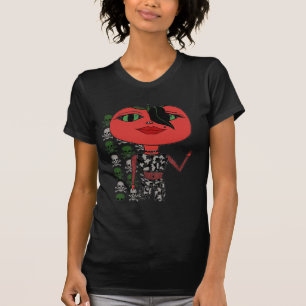 T-shirt Fille de tomate - George avec des crânes