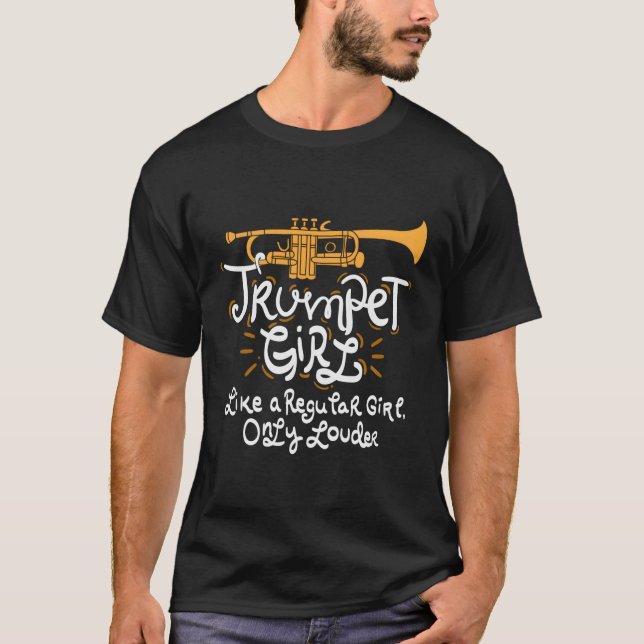 T-shirt Fille de trompette (Devant)