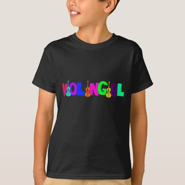 T-shirt Fille de violon (Devant)
