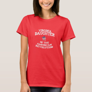 T-shirt Fille de Virginie de la Révolution américaine USA