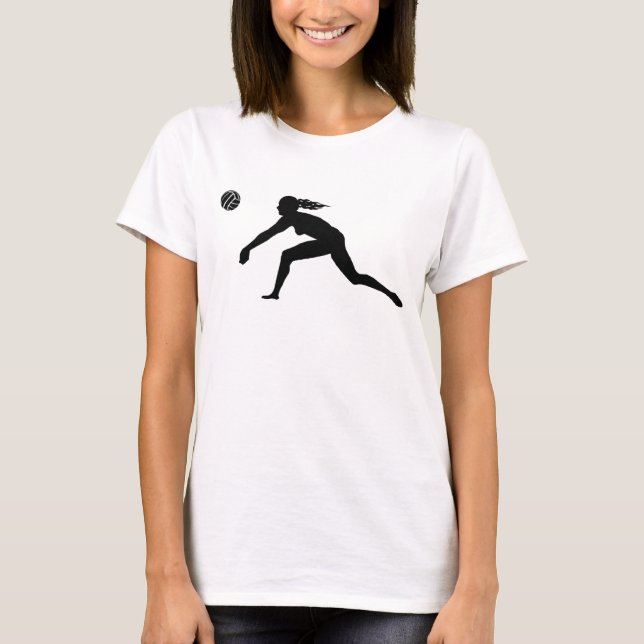 T-shirt Fille de volley-ball IIII (Devant)