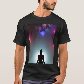 T-shirt Fille de yoga Femme Salutation du soleil Méditatio