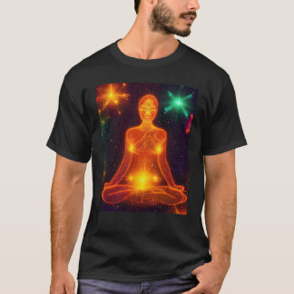 T-shirt Fille de yoga Femme Salutation du soleil Méditatio