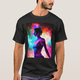 T-shirt Fille de yoga Femme Salutation du Soleil Méditatio
