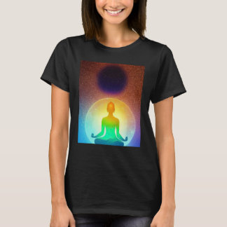T-shirt Fille de yoga Fille Salutation du soleil Méditatio