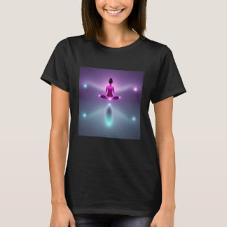 T-shirt Fille de yoga Fille Salutation du soleil Méditatio