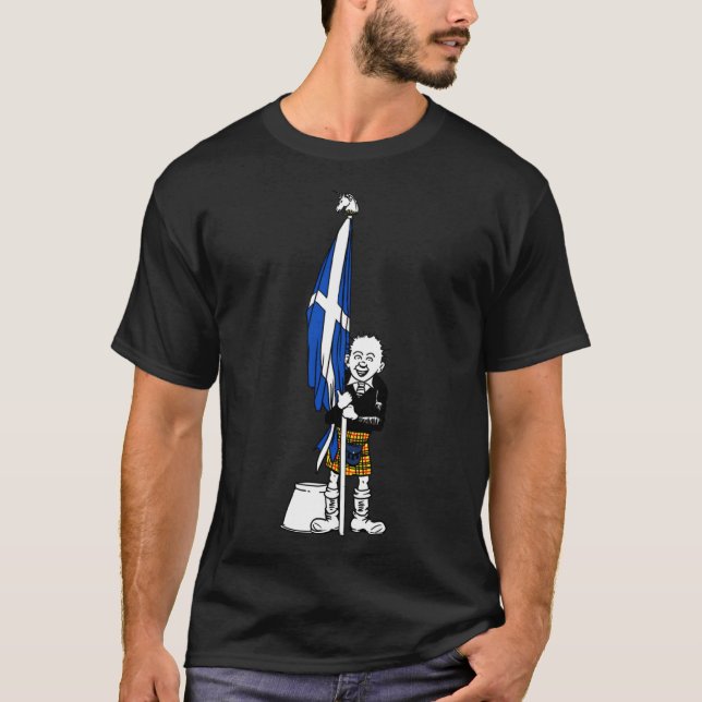 T-shirt Fille d'Écosse la Brave (Devant)