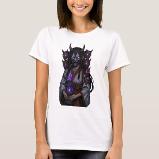 T-shirt Fille démon anime cyberpunk
