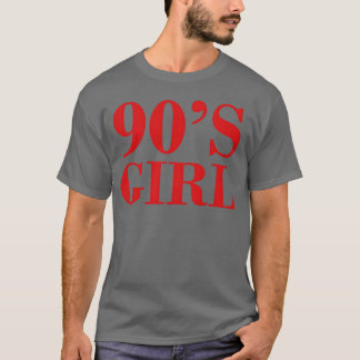 T-shirt Fille des années 90 nostalgie familiale