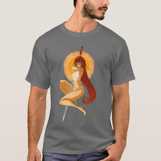 T-shirt Fille des épées en feu