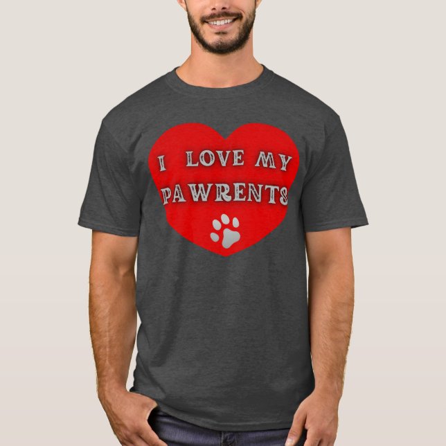 T-shirt Fille des parents de chien (Devant)