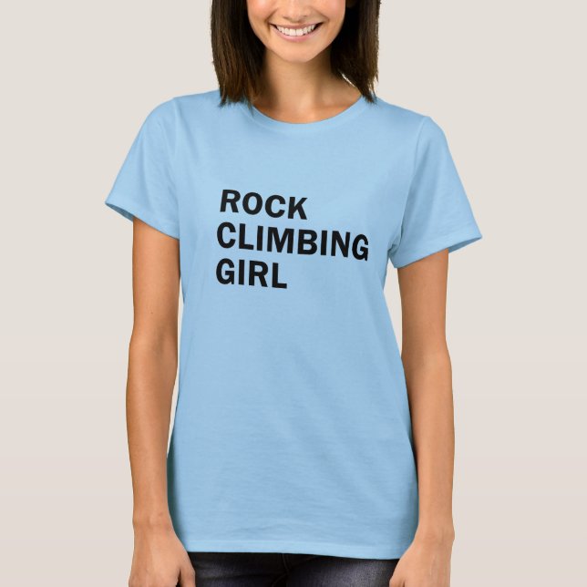 T-shirt Fille d'escalade (Devant)