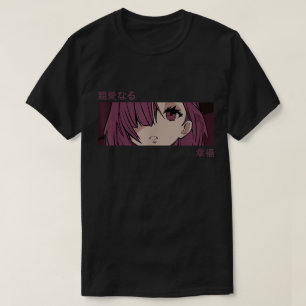 T-shirt Fille d'esthétique d'anime Humeur Violette Art