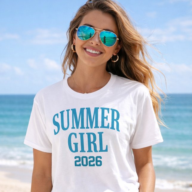 T-shirt Fille d'été 2026 Mode Tendance  (Créateur téléchargé)