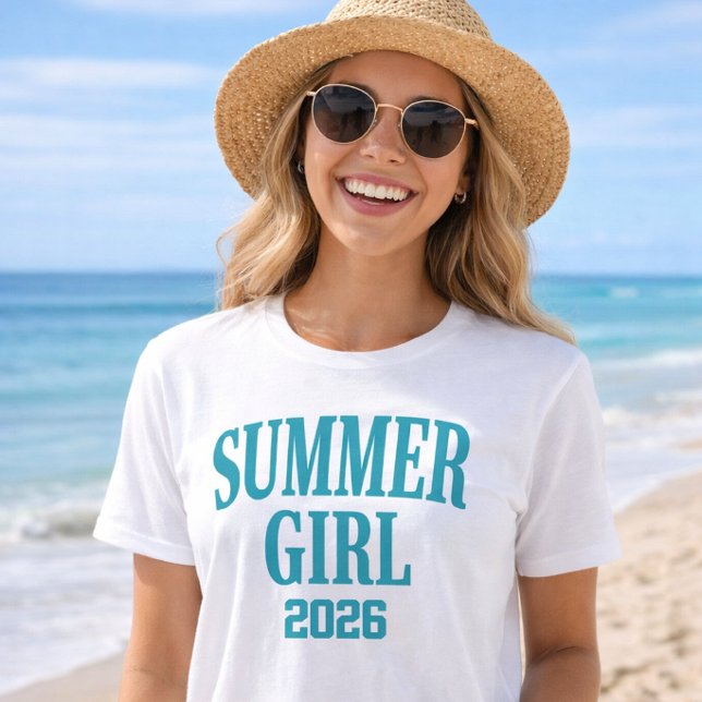 T-shirt Fille d'été 2026 Mode Tendance  (Créateur téléchargé)