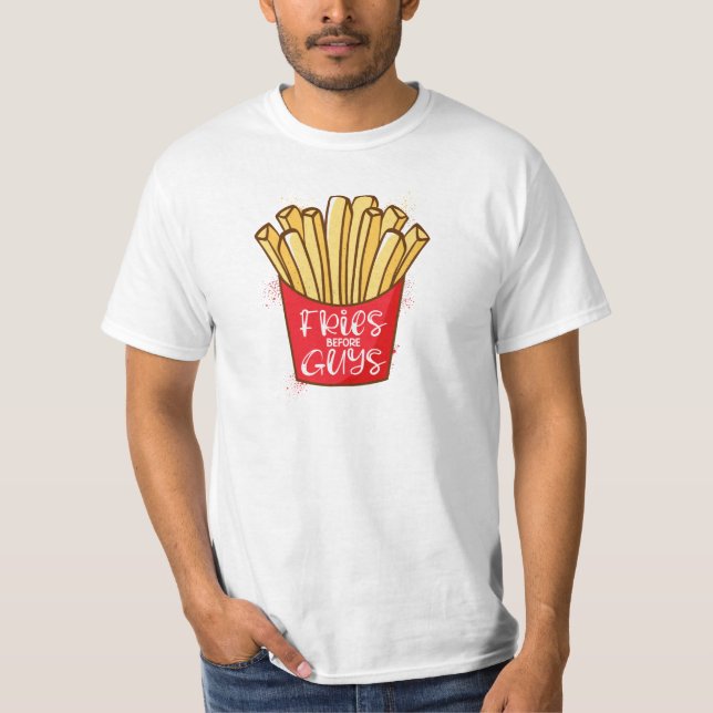T-shirt Fille devant les mecs (Devant)