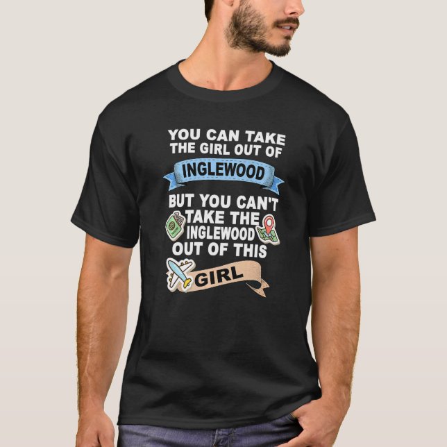 T-shirt Fille d'Inglewood City (Devant)