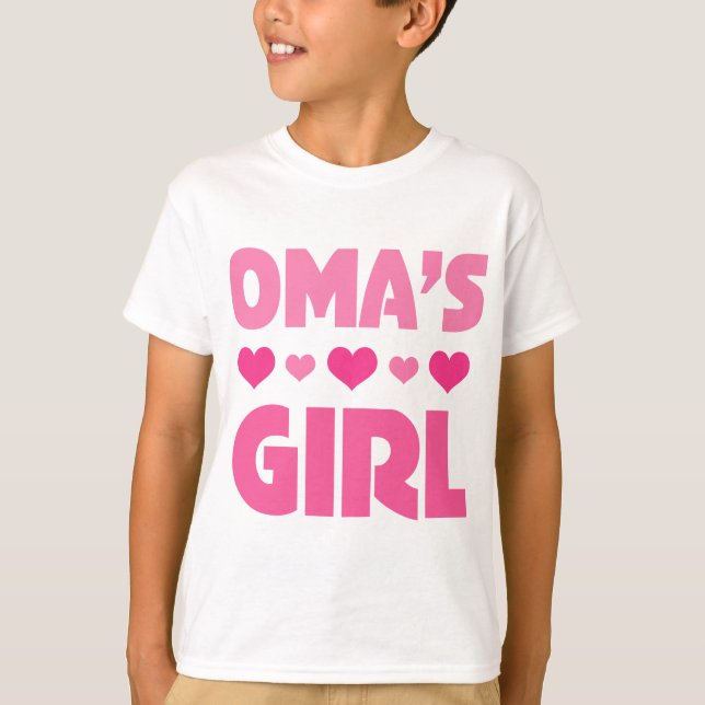 T-shirt Fille d'Omas (Devant)
