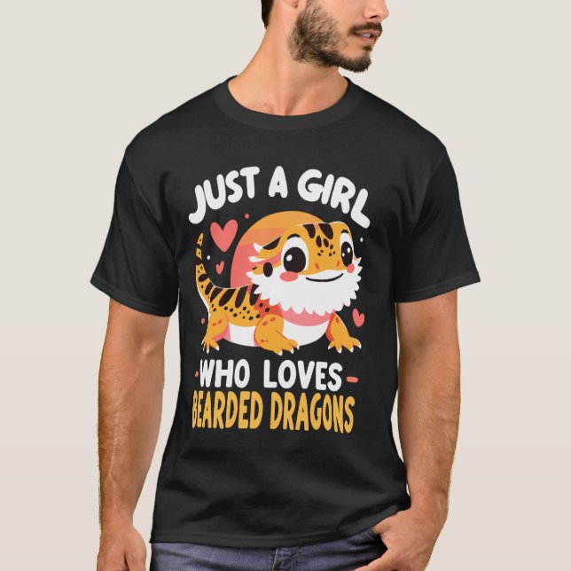 T-shirt Fille Dragon À Portes Mignonnes (Devant)