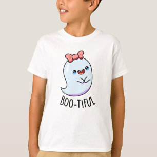 T-shirt Fille Drôle Botitique Halloween Fantôme Pun