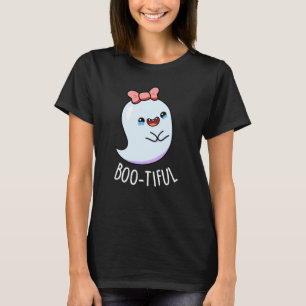 T-shirt Fille Drôle Botitique Halloween Fantôme Pun