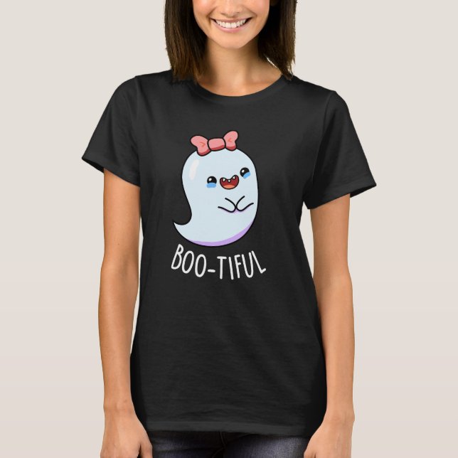 T-shirt Fille Drôle Botitique Halloween Fantôme Pun (Devant)