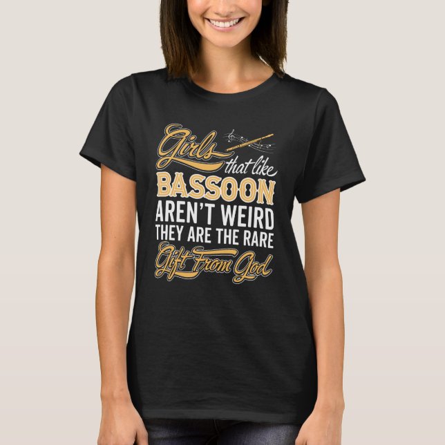 T-shirt Fille drôle de basson - Madame de Bassoonist (Devant)