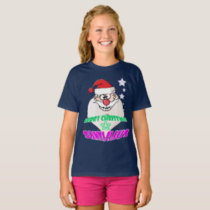 T-shirt fille drôle du père Noël