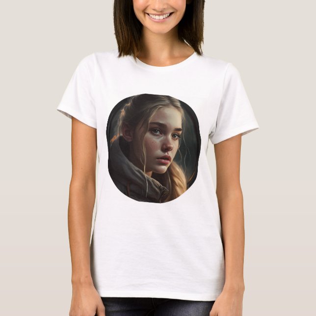 T-shirt Fille du cercle (Devant)