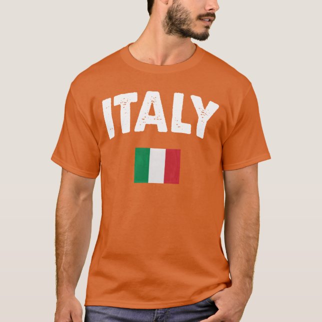 T-shirt Fille du drapeau italien (Devant)