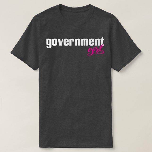 T-shirt Fille du gouvernement (Design devant)