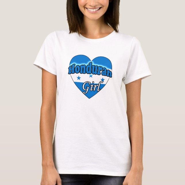 T-shirt Fille du Honduras (Devant)