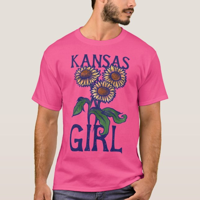 T-shirt Fille du Kansas 2 (Devant)