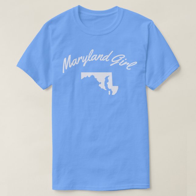 T-shirt fille du maryland (Design devant)