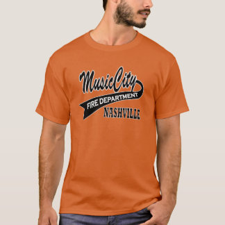 T-shirt fille du service d'incendie de Music City