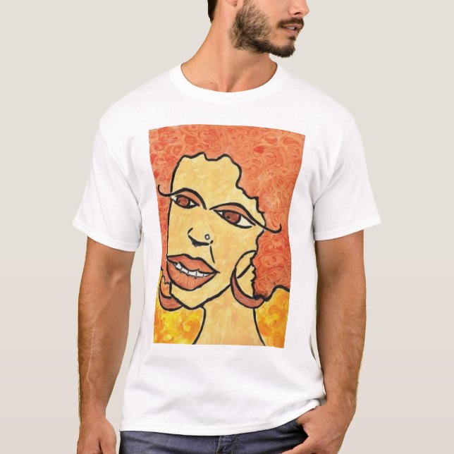 T-shirt "Fille du sud " (Devant)