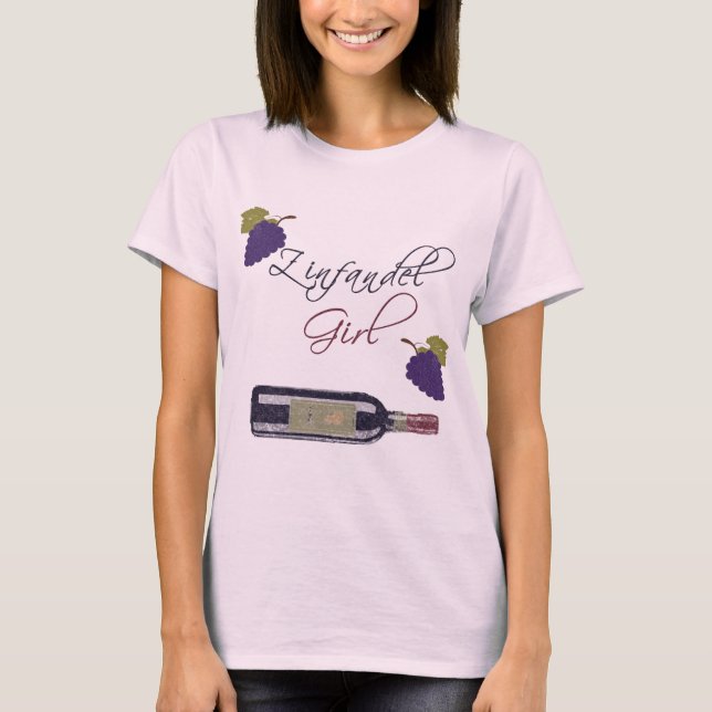 T-shirt Fille du Zinfandel (Devant)