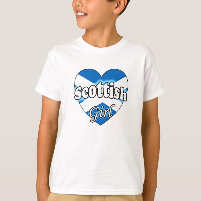 T-shirt Fille écossaise (Devant)