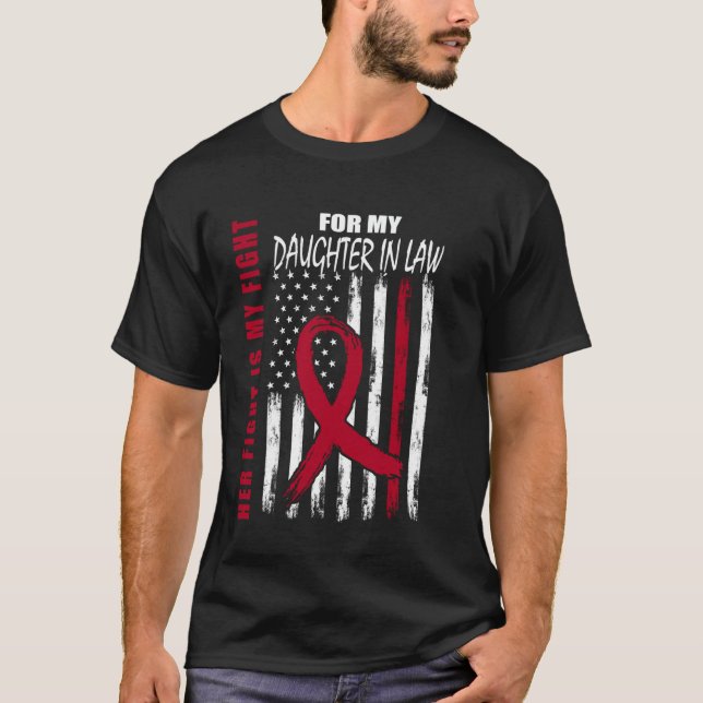 T-shirt Fille En Droit Multiples Sensibilisation Myélome A (Devant)