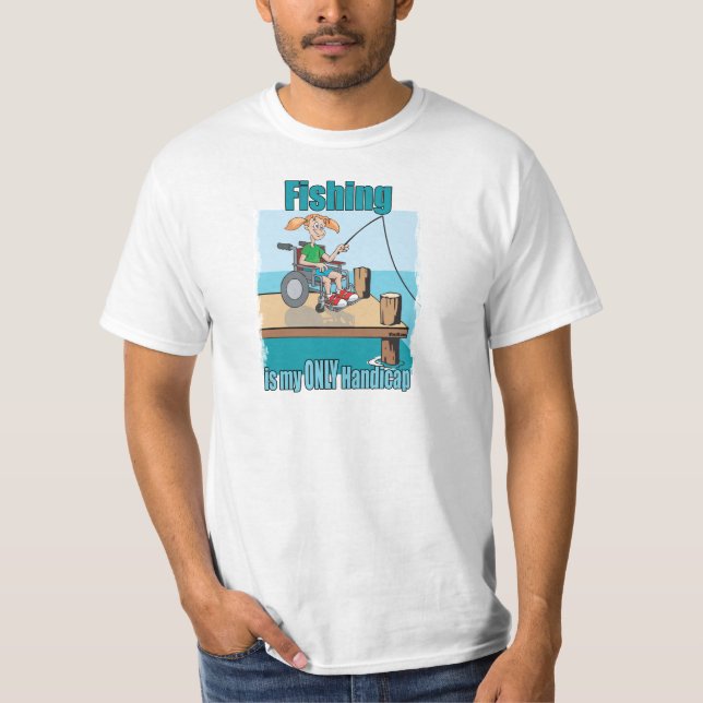 T-shirt Fille en fauteuil roulant Pêche (Devant)
