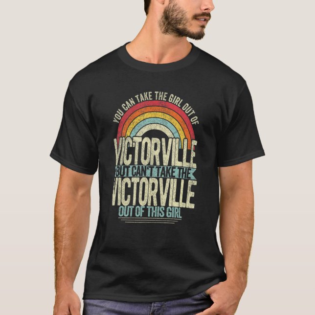 T-shirt Fille En Sortie De Victorville California Hometown (Devant)