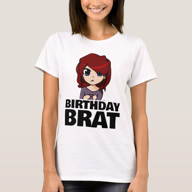 T-SHIRT FILLE ENFANT GÂTÉE D'ANNIVERSAIRE (Devant)