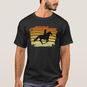 T-shirt Fille équestre pour adolescentes monter à cheval