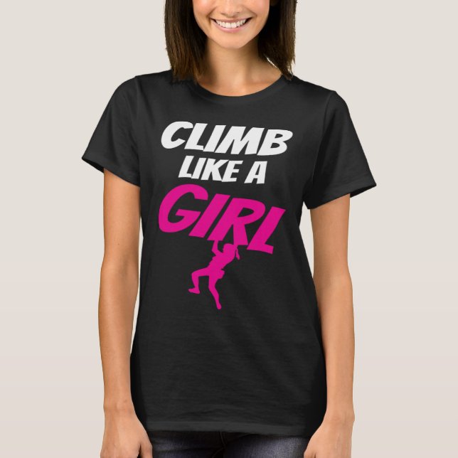 T-shirt Fille Escalade Bouldering Alpinisme Fille (Devant)