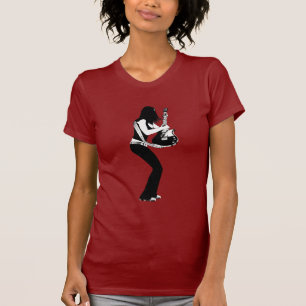 T-shirt Fille et guitare