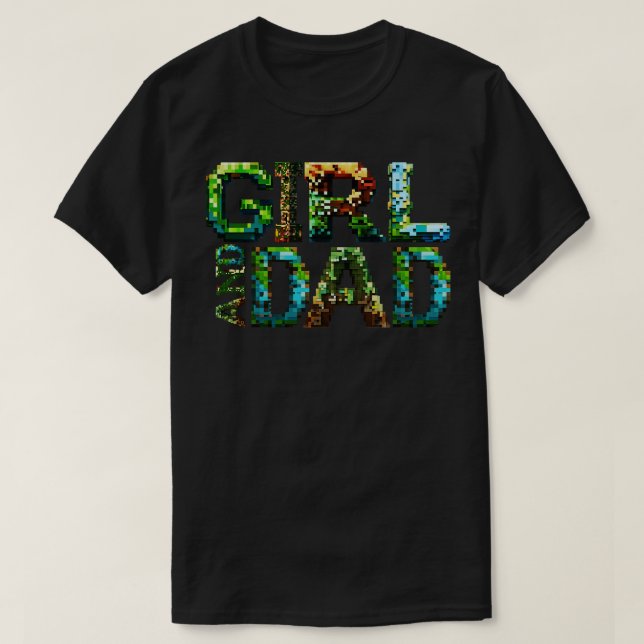 T-shirt Fille et papa (Design devant)