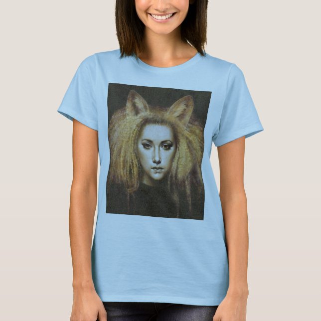 T-Shirt Fille Fille Fox (Devant)