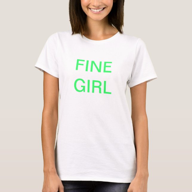 T-SHIRT FILLE FINE - LE MEILLEUR INVESTISSEMENT AMOUREUX (Devant)