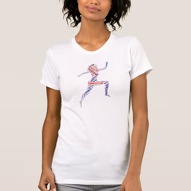 T-shirt Fille fitness (Devant)