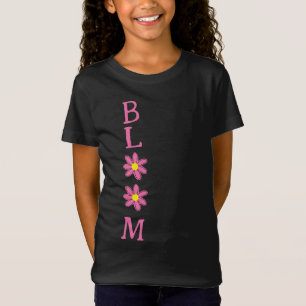 T-shirt fille Fleurs en fleurs